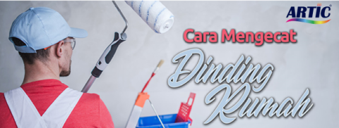 CARA MENGECAT DINDING RUANGAN
